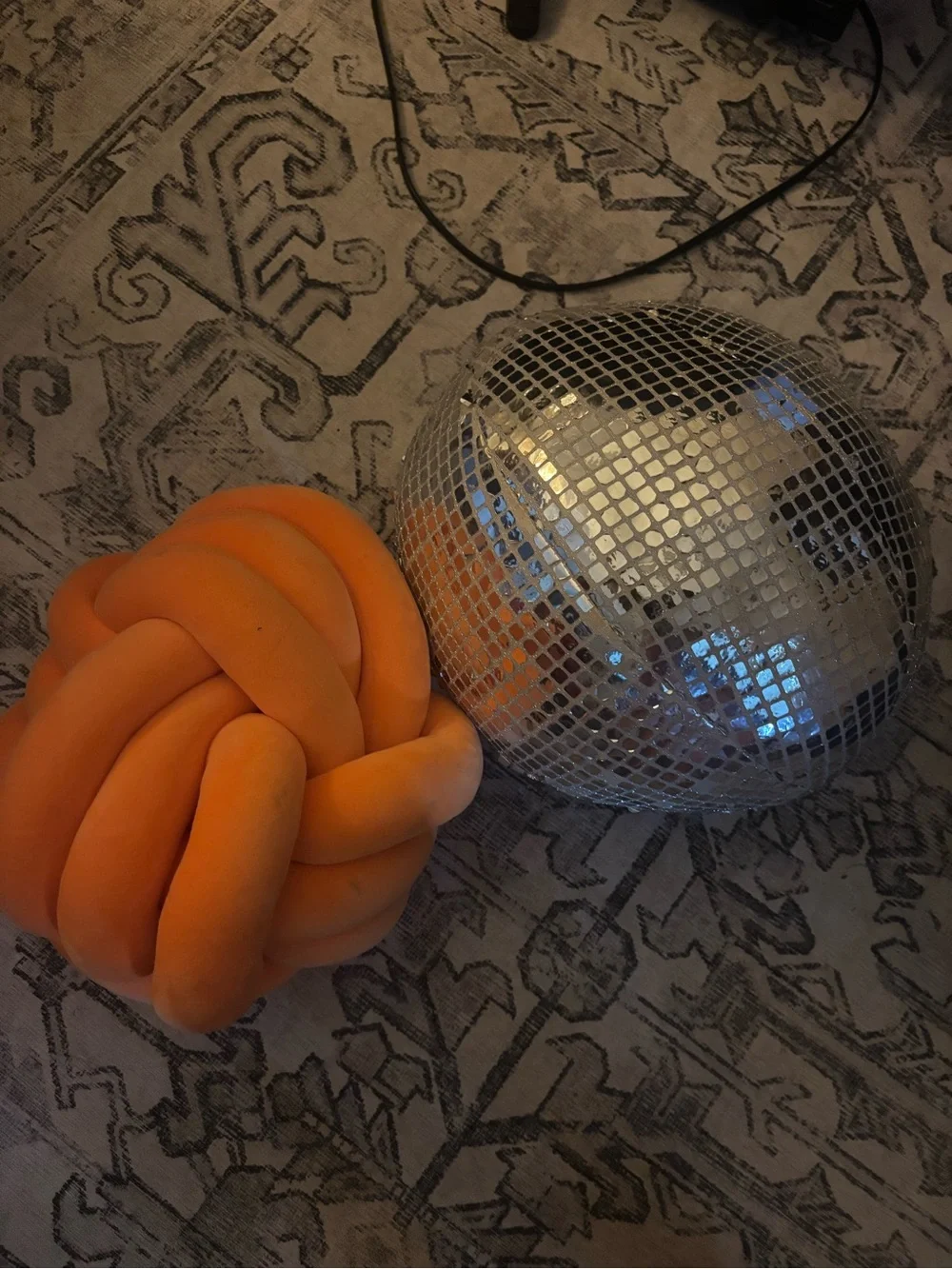 Orange Knot Balloon Decoration - Home Party Supplies